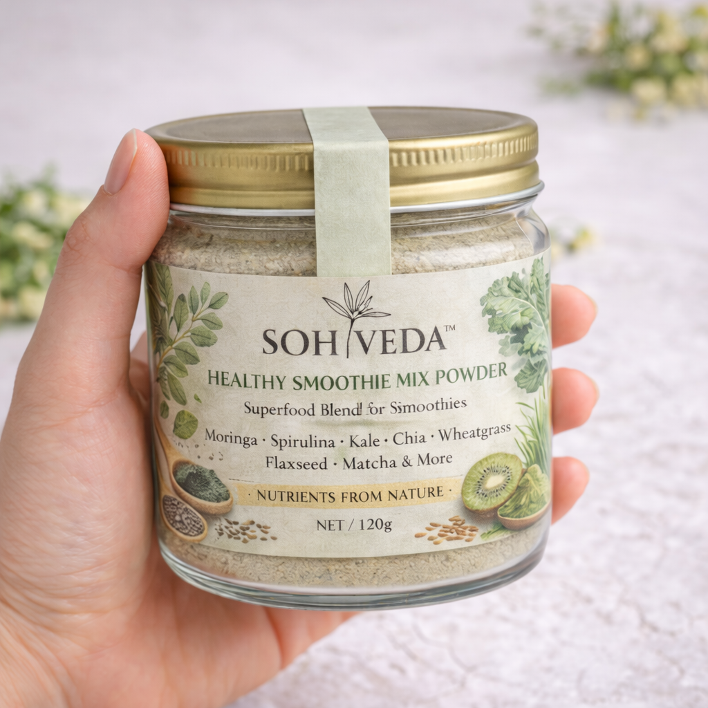 SOHVEDA™ Healthy Smoothie Mix Powder  Superfood Blend for Daily Nutrition