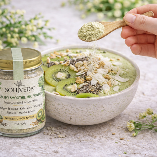 SOHVEDA™ Healthy Smoothie Mix Powder  Superfood Blend for Daily Nutrition