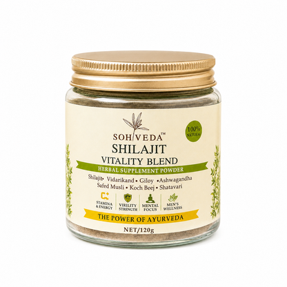 SOHVEDA Premium Shilajit Vitality Blend 120gm