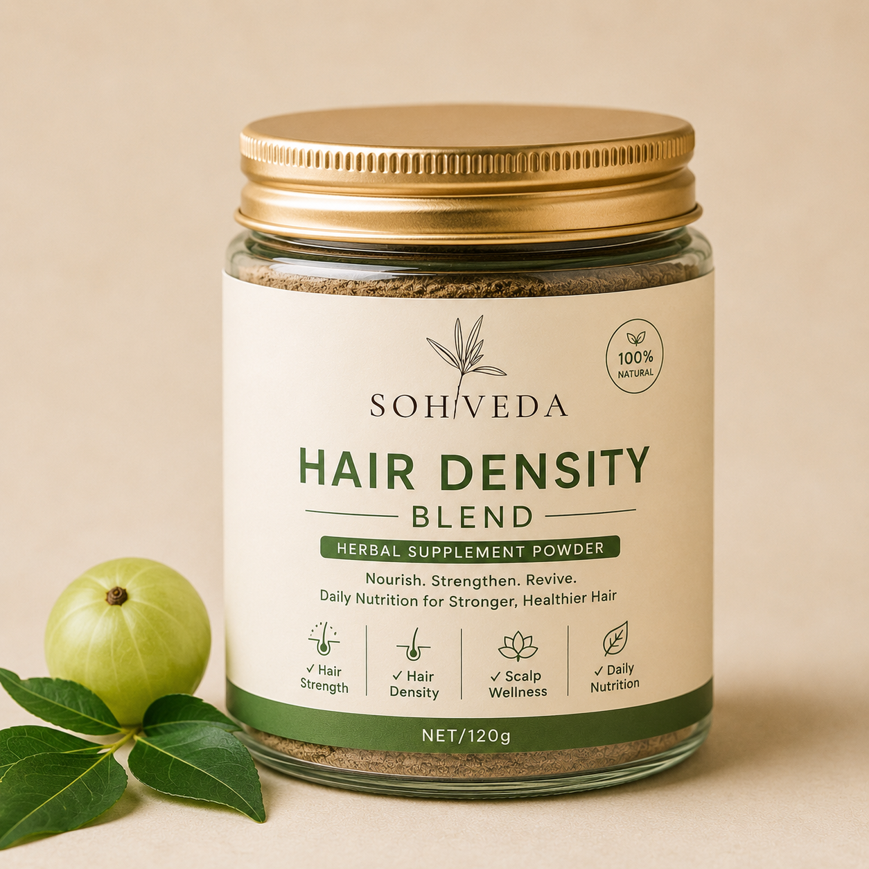 Sohveda Hair Density Blend (120g Formula)