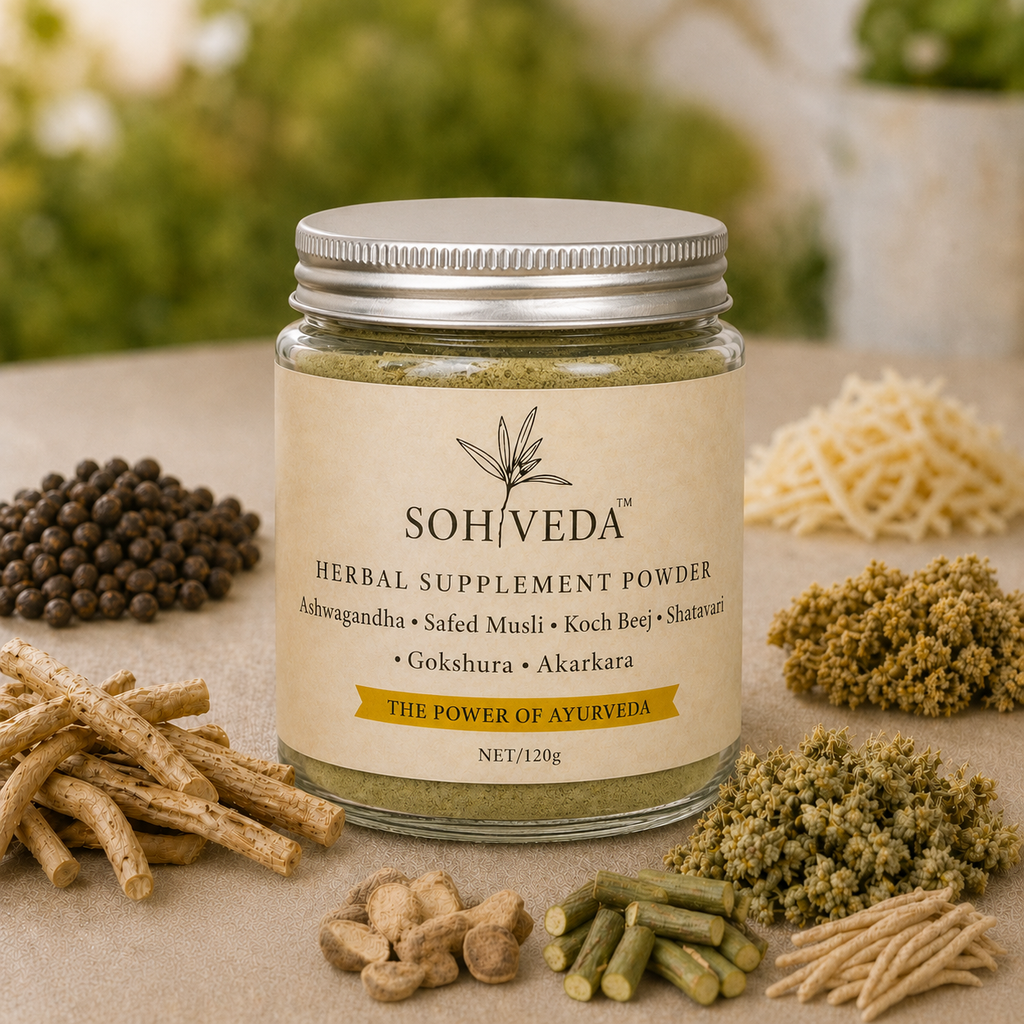 SOHVEDA Premium Ayurvedic Herbal Blend